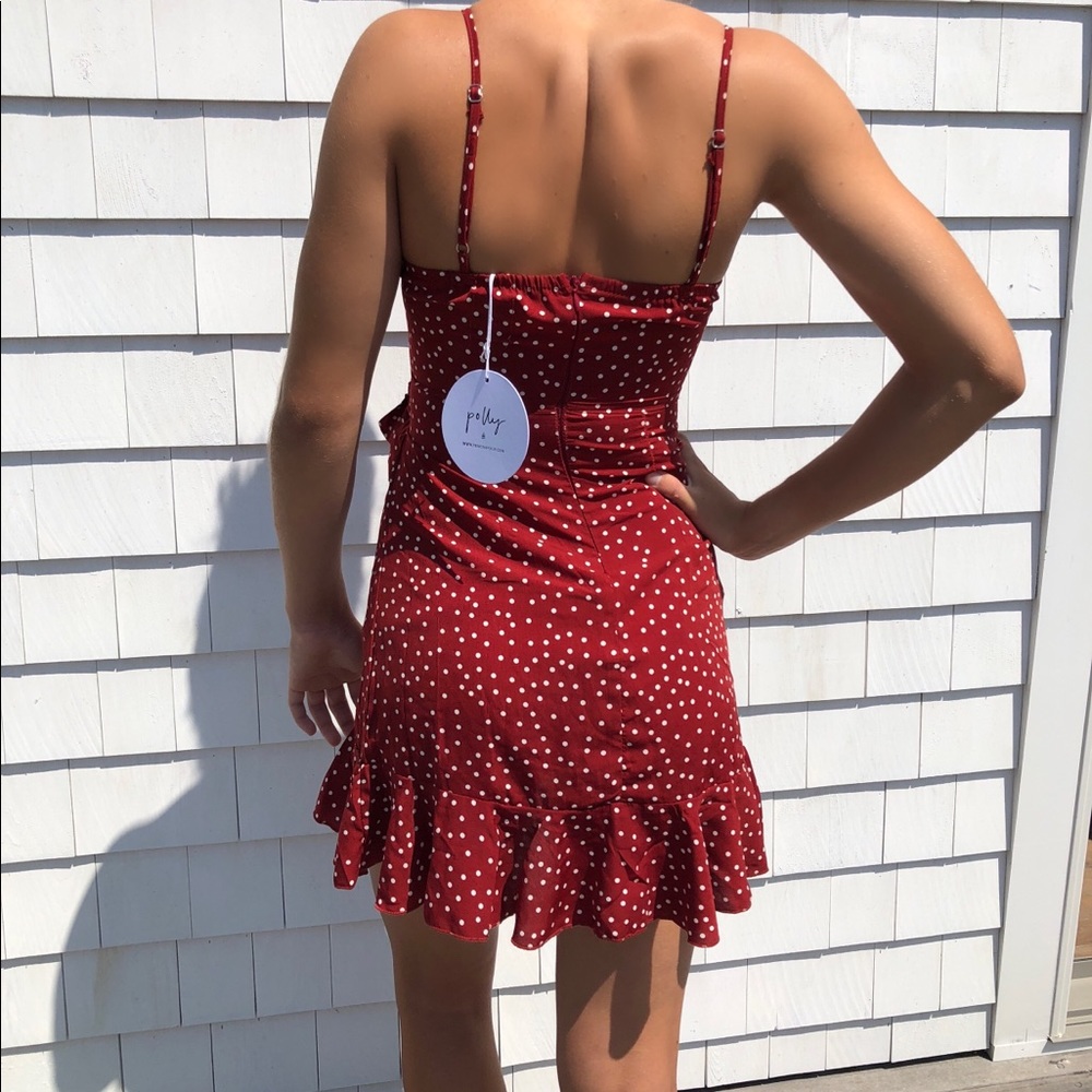 Caesura Mini Dress Wine (never worn)